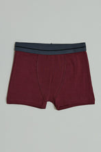 Load image into Gallery viewer, Burgundy/Grey/Black Plain Trunks (Pack of 3)
