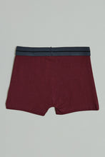 Load image into Gallery viewer, Burgundy/Grey/Black Plain Trunks (Pack of 3)
