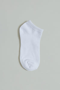 Black/Beige/White Ankle Socks (3-Pack)