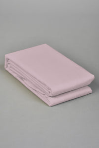 Pink Flat Sheet Set (King Size)