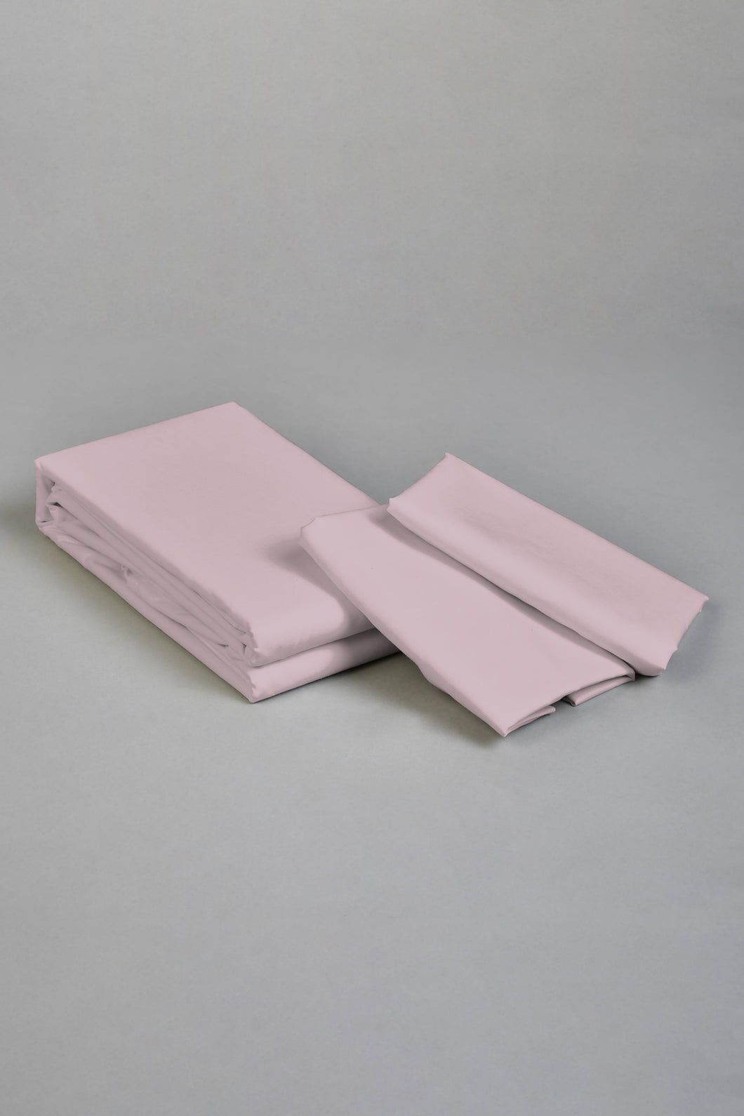 Pink Flat Sheet Set (King Size)