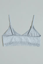 Load image into Gallery viewer, Grey Stripes/White Plain Bras (Pack of 2)
