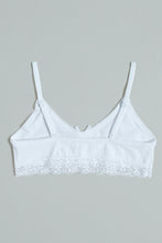 Load image into Gallery viewer, Grey Stripes/White Plain Bras (Pack of 2)

