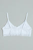 Grey Stripes/White Plain Bras (Pack of 2)