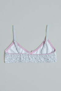 Grey Floral and Pink Bras (Pack of 2)