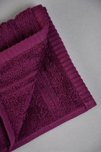 Purple Face Towel Set (4 Piece)