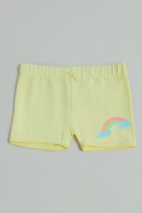 White/Yellow Boxer Shorts (Pack of 2)