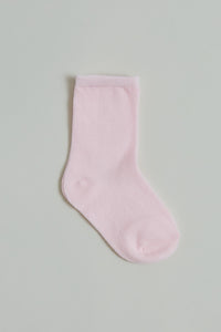 Pink Ankle Length Socks (4 Piece)