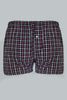 Red/Navy Woven Check Boxers (Pack of 2)