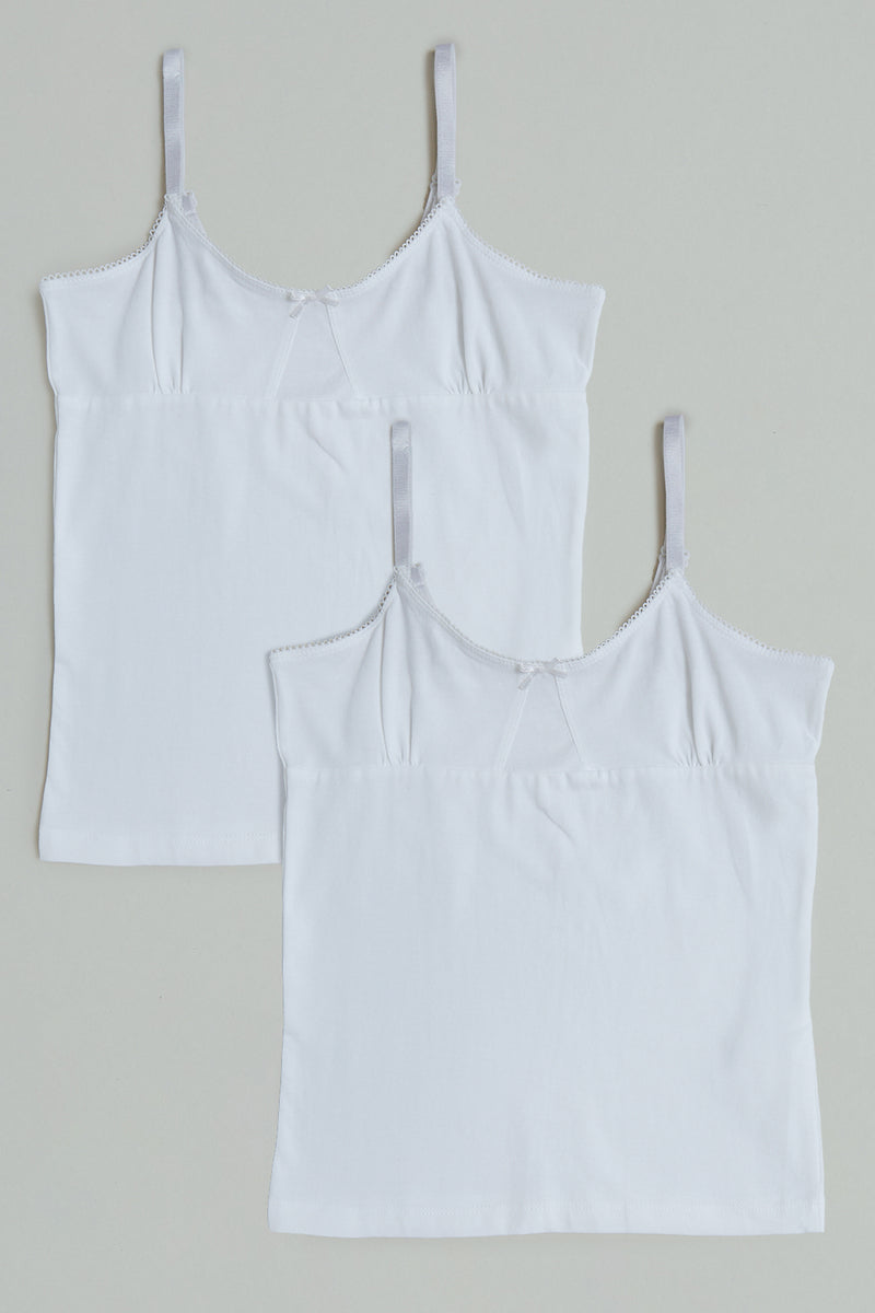 White Vests (Pack of 2)