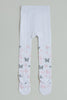 White Butterfly Lurex Tights