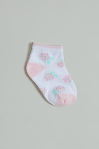 Assorted Ankle Length Socks (4 Piece)
