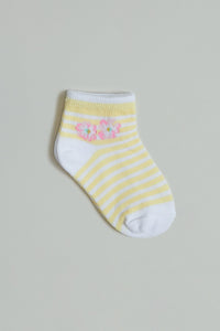 Assorted Ankle Length Socks (4 Piece)