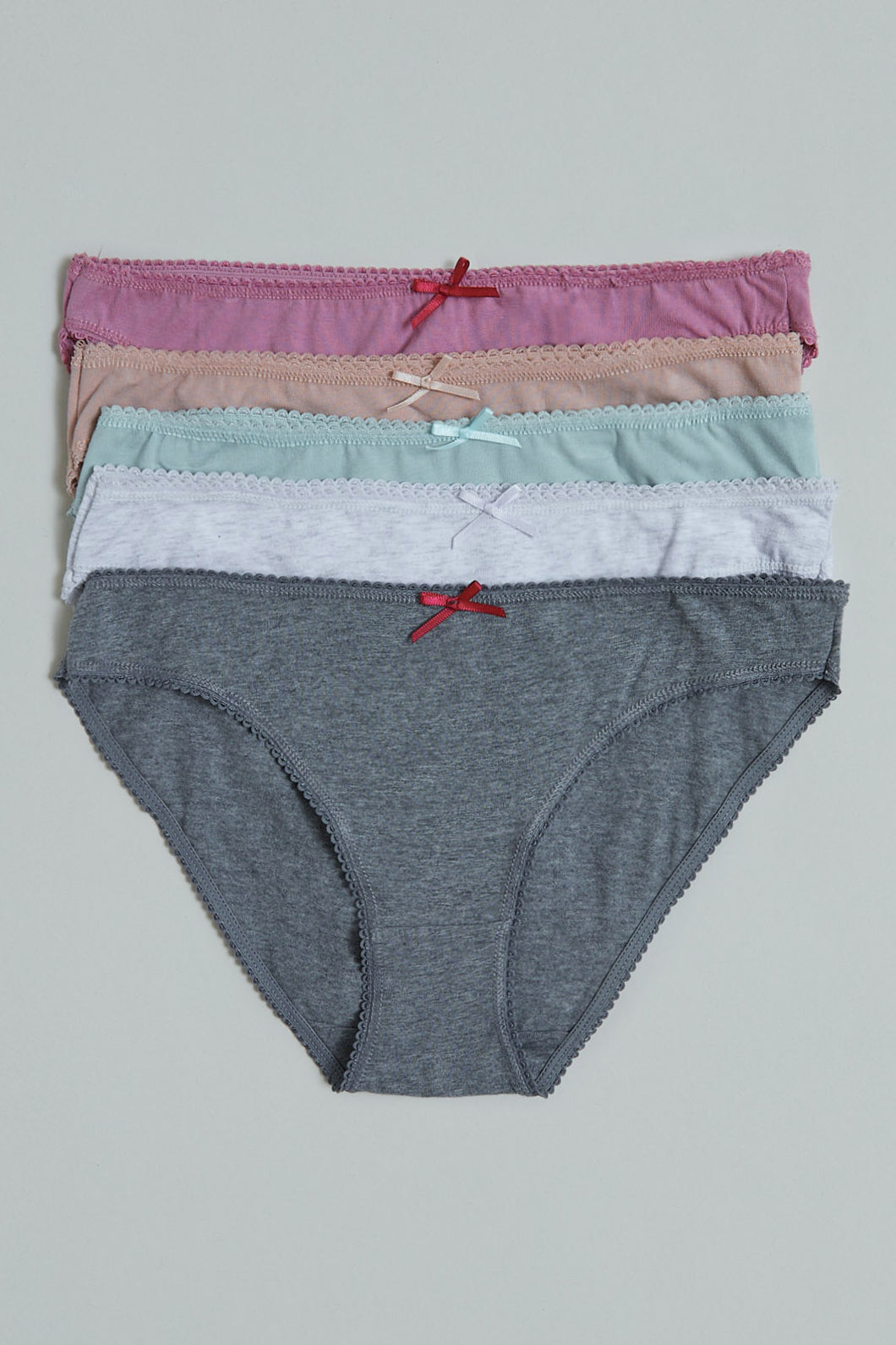 Assorted Plain Bikini Brief (5-Pack )