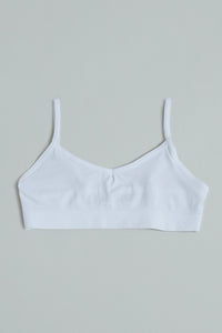 White/Pink Plain Bras (Pack of 2)