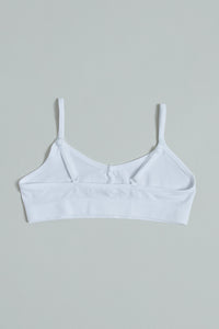 White/Pink Plain Bras (Pack of 2)