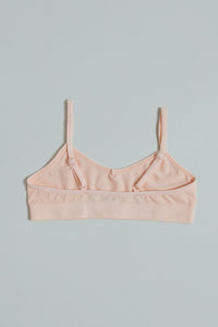 White/Pink Plain Bras (Pack of 2)