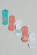 Load image into Gallery viewer, Assorted Plain Invisible Socks (5-Pack)
