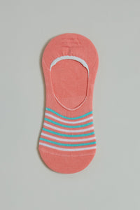 Assorted Plain Invisible Socks (5-Pack)