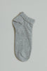 Black/White/Grey Marl Plain Ankle Socks (3-Pack)