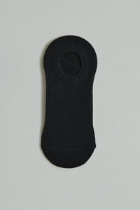 Black/White/Grey Marl Plain Sneaker Socks (3-Pack)