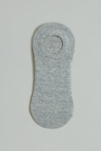 Black/White/Grey Marl Plain Sneaker Socks (3-Pack)