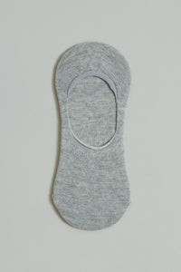 Assorted Plain Invisible Socks (5-Pack)