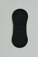 Load image into Gallery viewer, Black Plain Invisible Socks (5-Pack)
