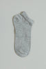 Grey Melange Plain Ankle Socks (3-Pack)