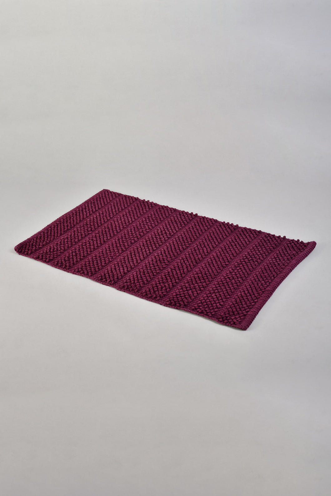 Purple Popcorn Bath Mat