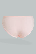 Load image into Gallery viewer, White/Pink Bikini Brief (Pack of 2 )
