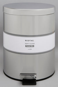 Silver Pedal Dustbin (5 Litre)