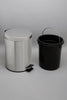 Silver Pedal Dustbin (5 Litre)