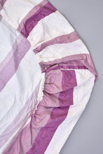 Load image into Gallery viewer, Mauve/White Striped Fitted Sheet (Single Size)
