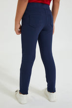 Load image into Gallery viewer, Navy Knitted Jegging
