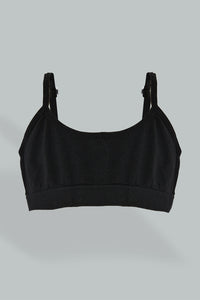 Black Seamless Bra (Pack of 2)