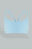 Yellow/Blue Crisscross Strap Bra (Pack of 2)