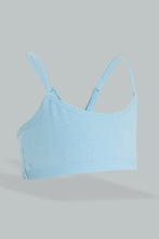 Load image into Gallery viewer, Yellow/Blue Crisscross Strap Bra (Pack of 2)
