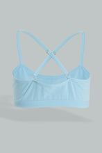 Load image into Gallery viewer, Yellow/Blue Crisscross Strap Bra (Pack of 2)
