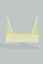 Load image into Gallery viewer, Yellow/White Polka Dotted Bra (Pack of 2)
