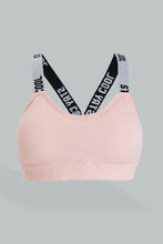 Load image into Gallery viewer, Pink/Grey Sport Padded Bra (Pack of 2)
