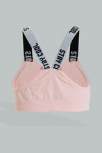 Load image into Gallery viewer, Pink/Grey Sport Padded Bra (Pack of 2)
