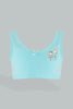 Grey/Aqua Padded Bra (Pack of 2)