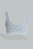 Grey/Aqua Padded Bra (Pack of 2)