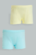 Load image into Gallery viewer, Yellow/Aqua Boxer Brief (Pack of 2)
