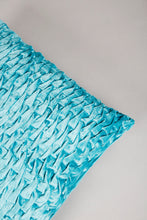 Load image into Gallery viewer, Teal Textured Cushion
