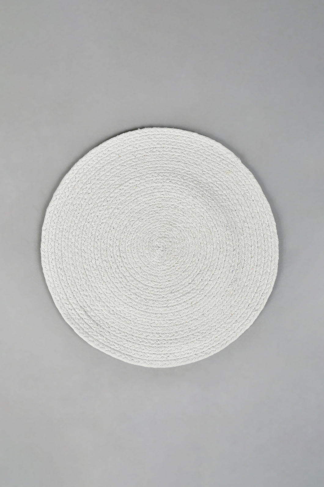 White Round Placemat