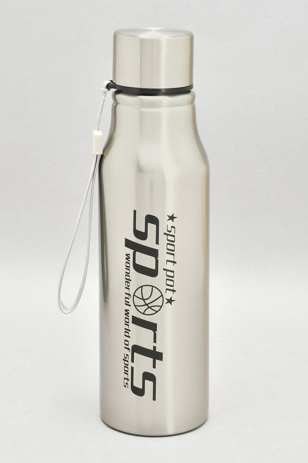 Silver Stainless Steel Drink Bottle