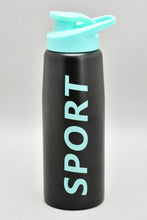 Load image into Gallery viewer, Black/Mint Stainless Steel Drink Bottle
