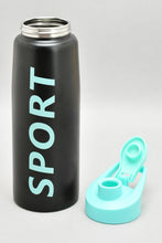 Load image into Gallery viewer, Black/Mint Stainless Steel Drink Bottle
